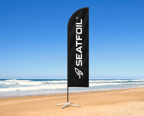 Cases: Seatfoil strandvlag ontwerp
